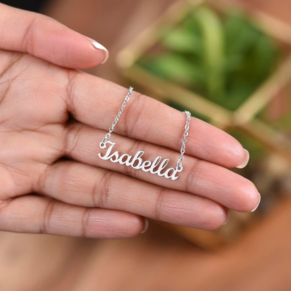 Custom Mommy To Be Name Necklace | First Mother's Day | Ultrasound Present | Christmas Present