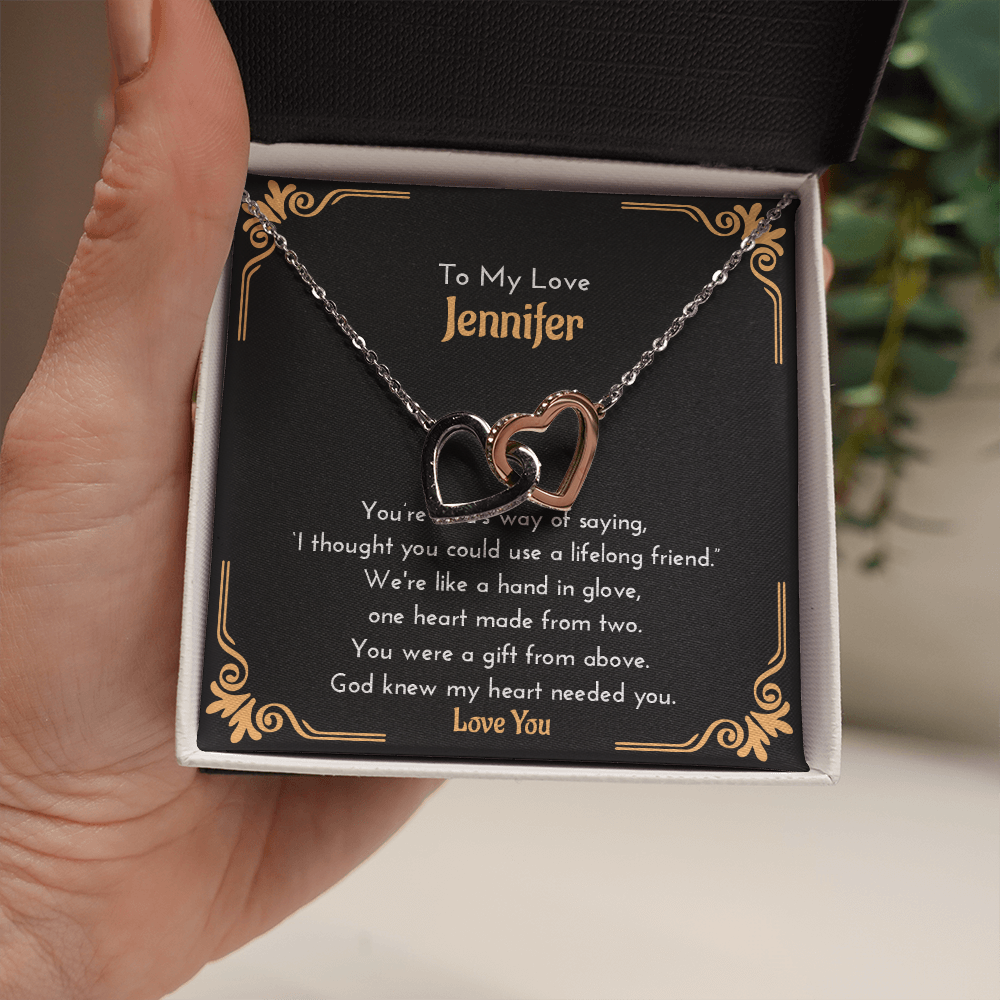Personalize Gift From Above Romantic Necklace | Gift For Partner | Jewelry Gift For Wife | Meaningful Valentine Gift