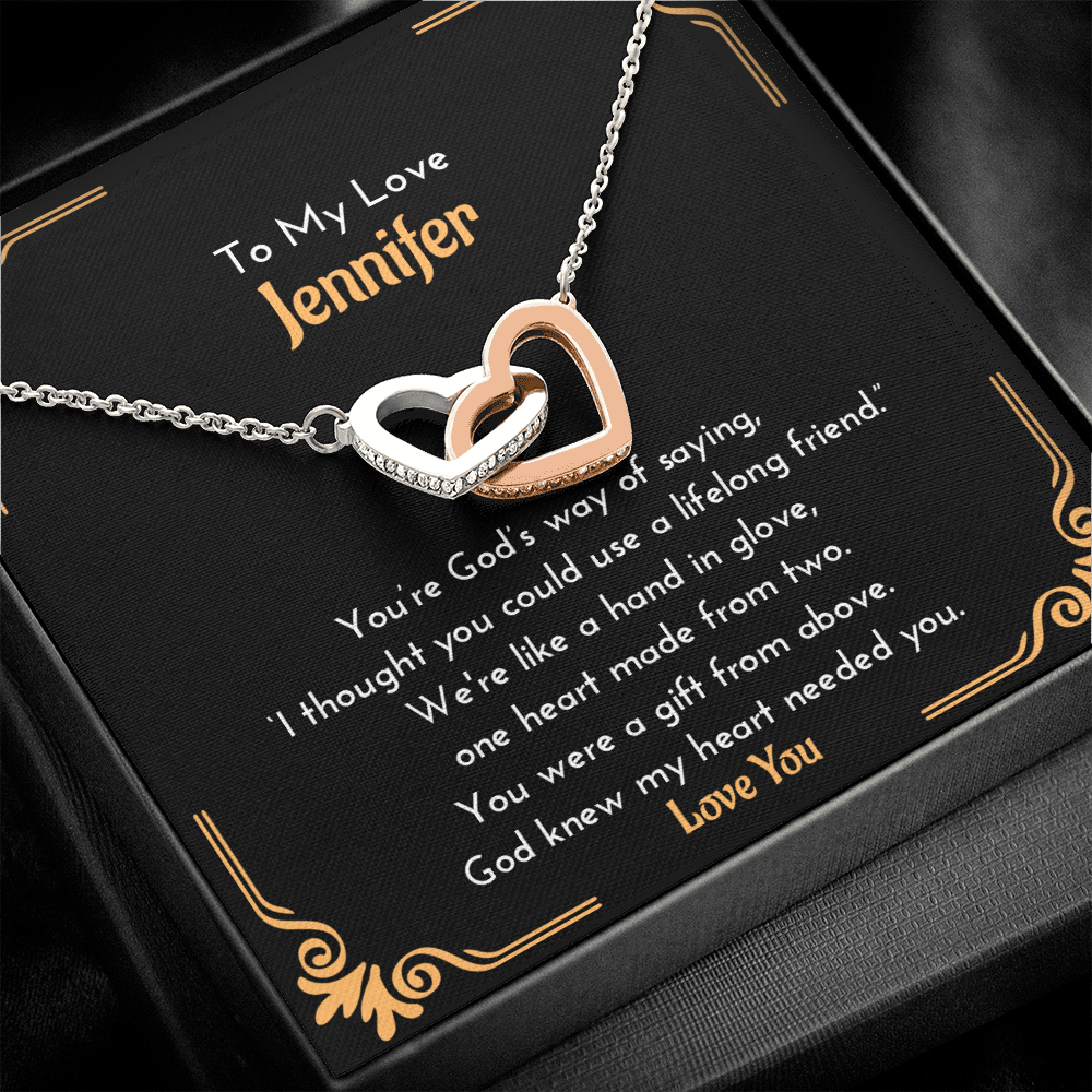 Personalize Gift From Above Romantic Necklace | Gift For Partner | Jewelry Gift For Wife | Meaningful Valentine Gift