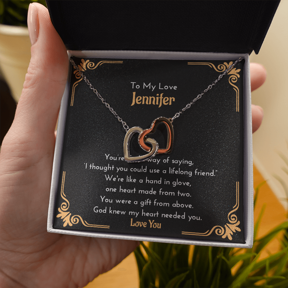 Personalize Gift From Above Romantic Necklace | Gift For Partner | Jewelry Gift For Wife | Meaningful Valentine Gift