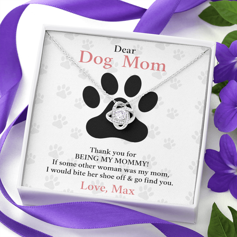 Personalized Dog Mom Necklace Gift | Happy Mother's Day Present | Sentimental Meaningful Gift | Custom Gift For Pet Parents