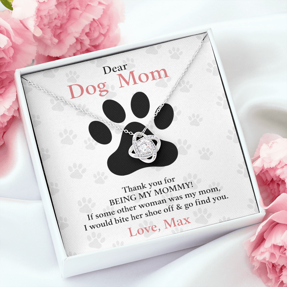 Personalized Dog Mom Necklace Gift | Happy Mother's Day Present | Sentimental Meaningful Gift | Custom Gift For Pet Parents