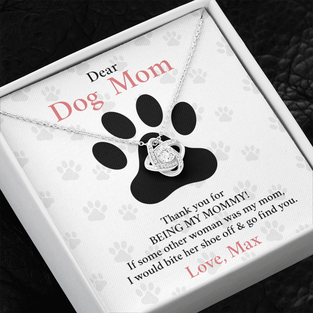 Personalized Dog Mom Necklace Gift | Happy Mother's Day Present | Sentimental Meaningful Gift | Custom Gift For Pet Parents