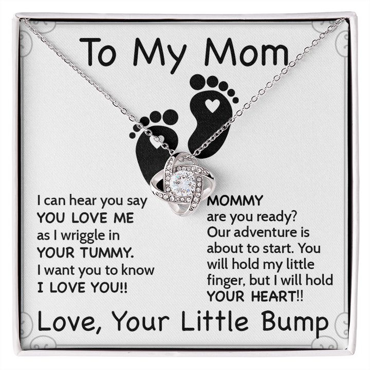 Gift Necklace For Pregnant Mom | Baby Shower Present | Mom With New Baby | Pregnancy Locket | Push Gift From Husband