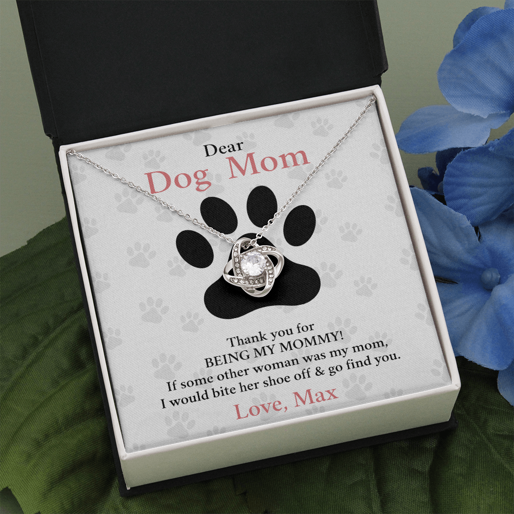 Personalized Dog Mom Necklace Gift | Happy Mother's Day Present | Sentimental Meaningful Gift | Custom Gift For Pet Parents