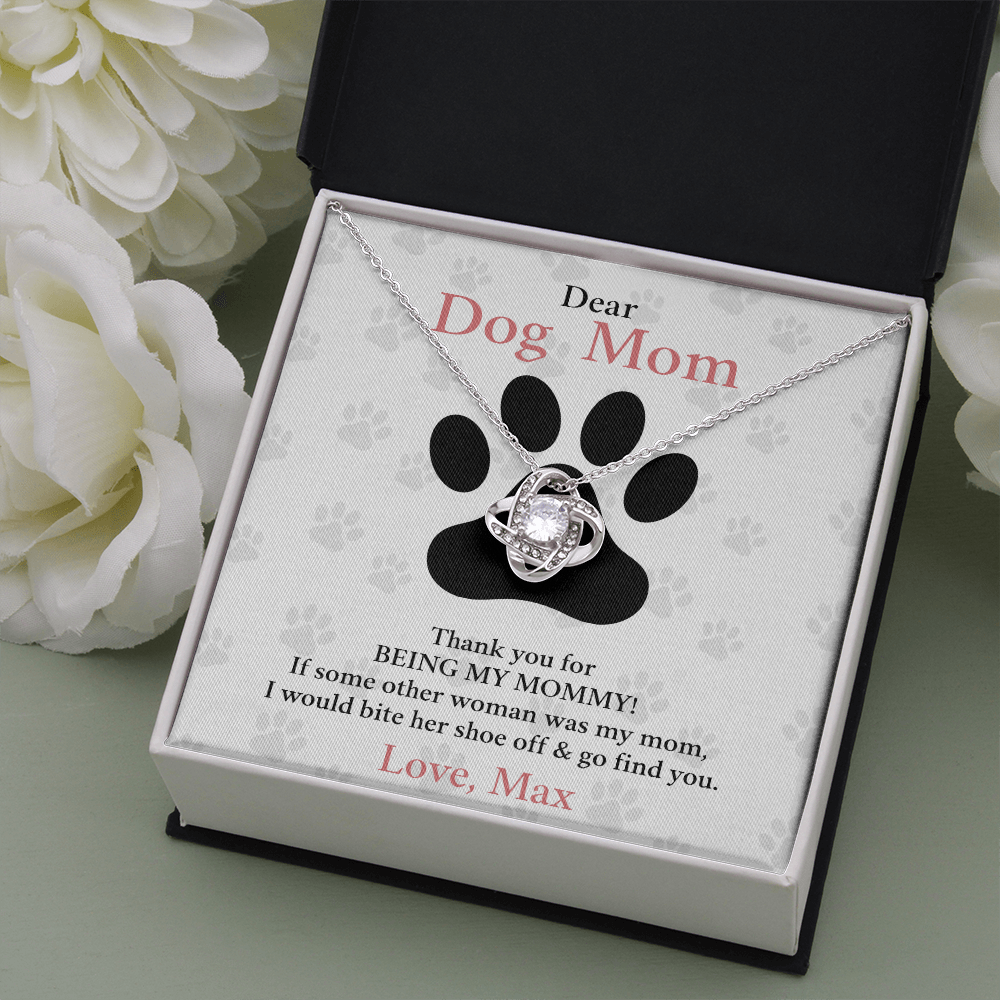 Personalized Dog Mom Necklace Gift | Happy Mother's Day Present | Sentimental Meaningful Gift | Custom Gift For Pet Parents