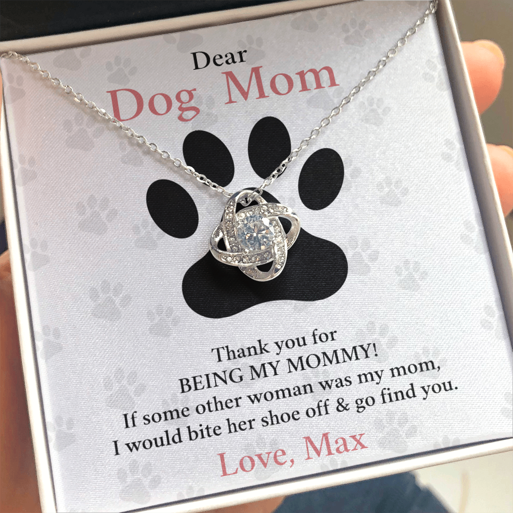 Personalized Dog Mom Necklace Gift | Happy Mother's Day Present | Sentimental Meaningful Gift | Custom Gift For Pet Parents