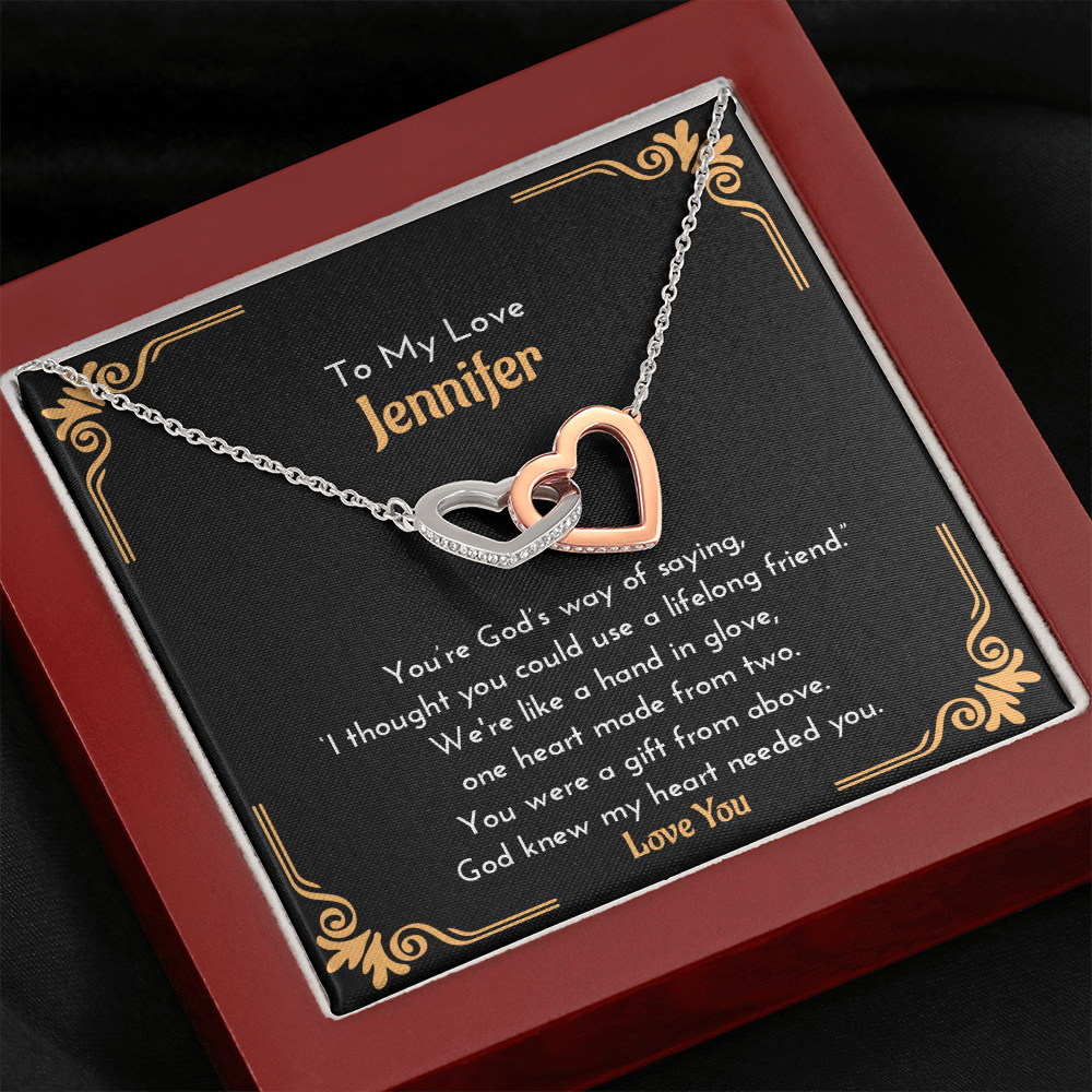 Personalize Gift From Above Romantic Necklace | Gift For Partner | Jewelry Gift For Wife | Meaningful Valentine Gift