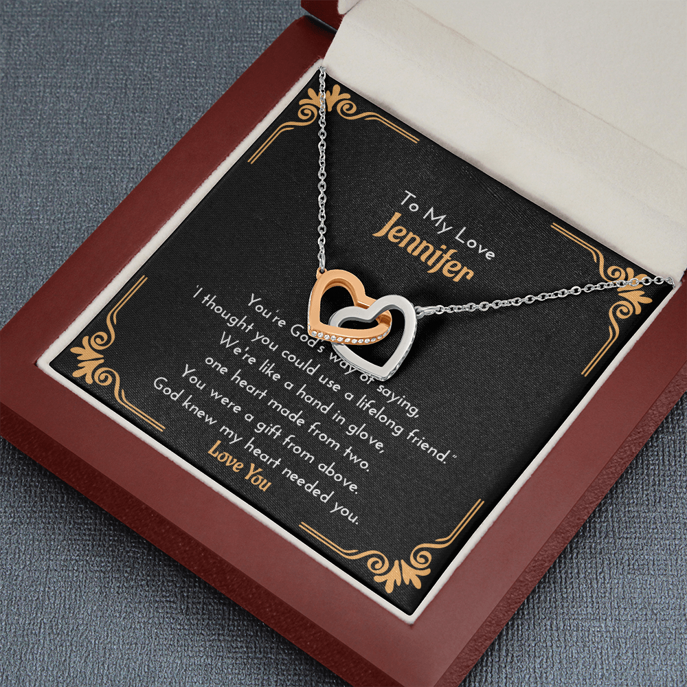 Personalize Gift From Above Romantic Necklace | Gift For Partner | Jewelry Gift For Wife | Meaningful Valentine Gift