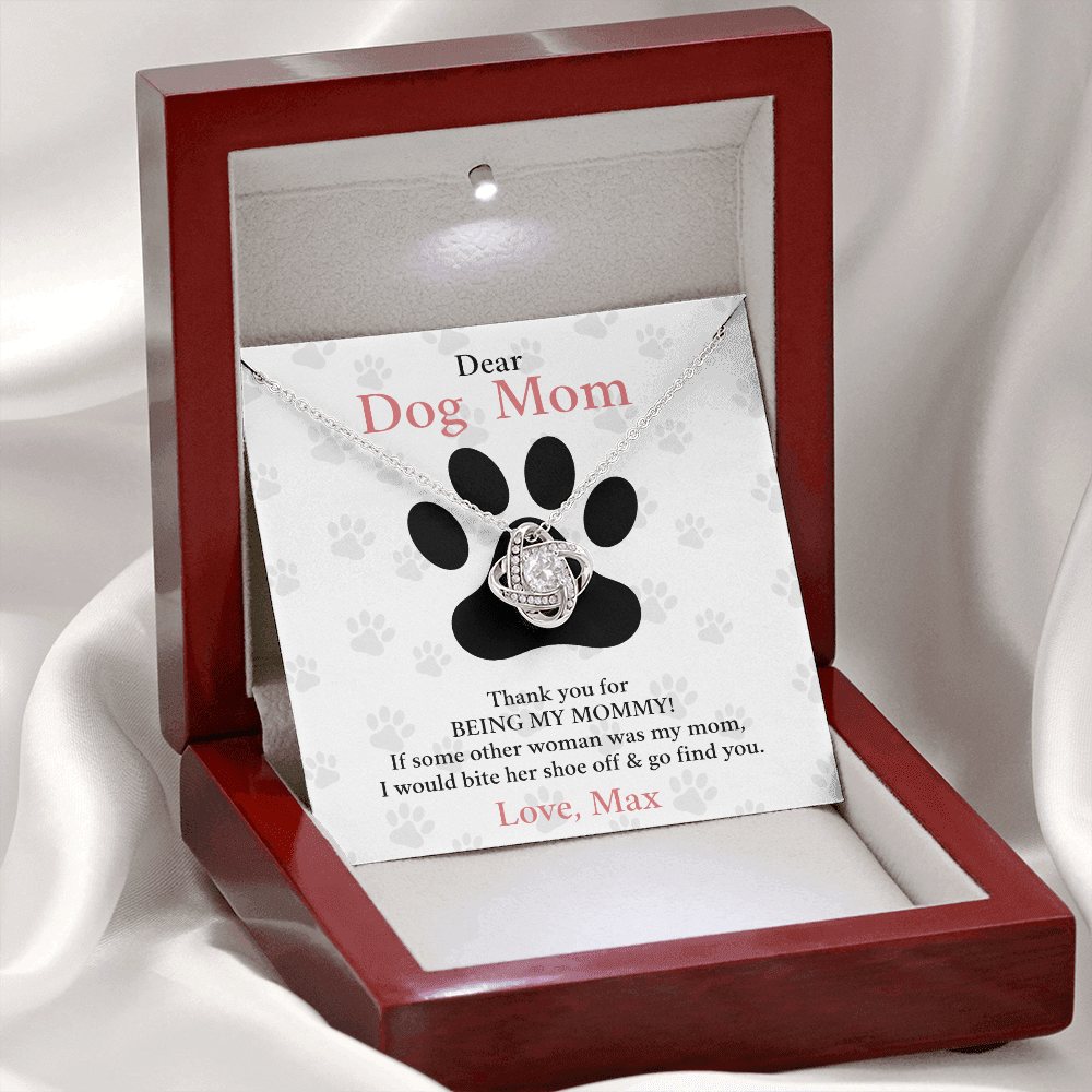 Personalized Dog Mom Necklace Gift | Happy Mother's Day Present | Sentimental Meaningful Gift | Custom Gift For Pet Parents