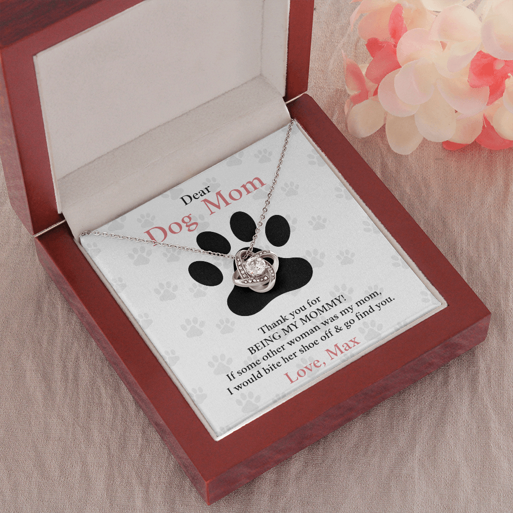 Personalized Dog Mom Necklace Gift | Happy Mother's Day Present | Sentimental Meaningful Gift | Custom Gift For Pet Parents