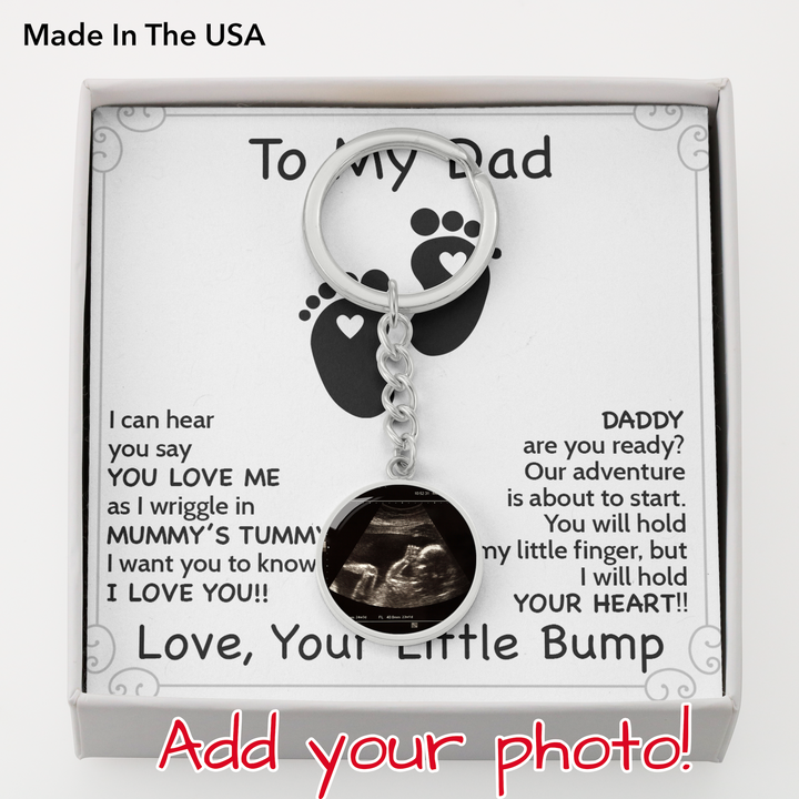 Daddy To Be Keepsake Keychain Gift First Father s Day